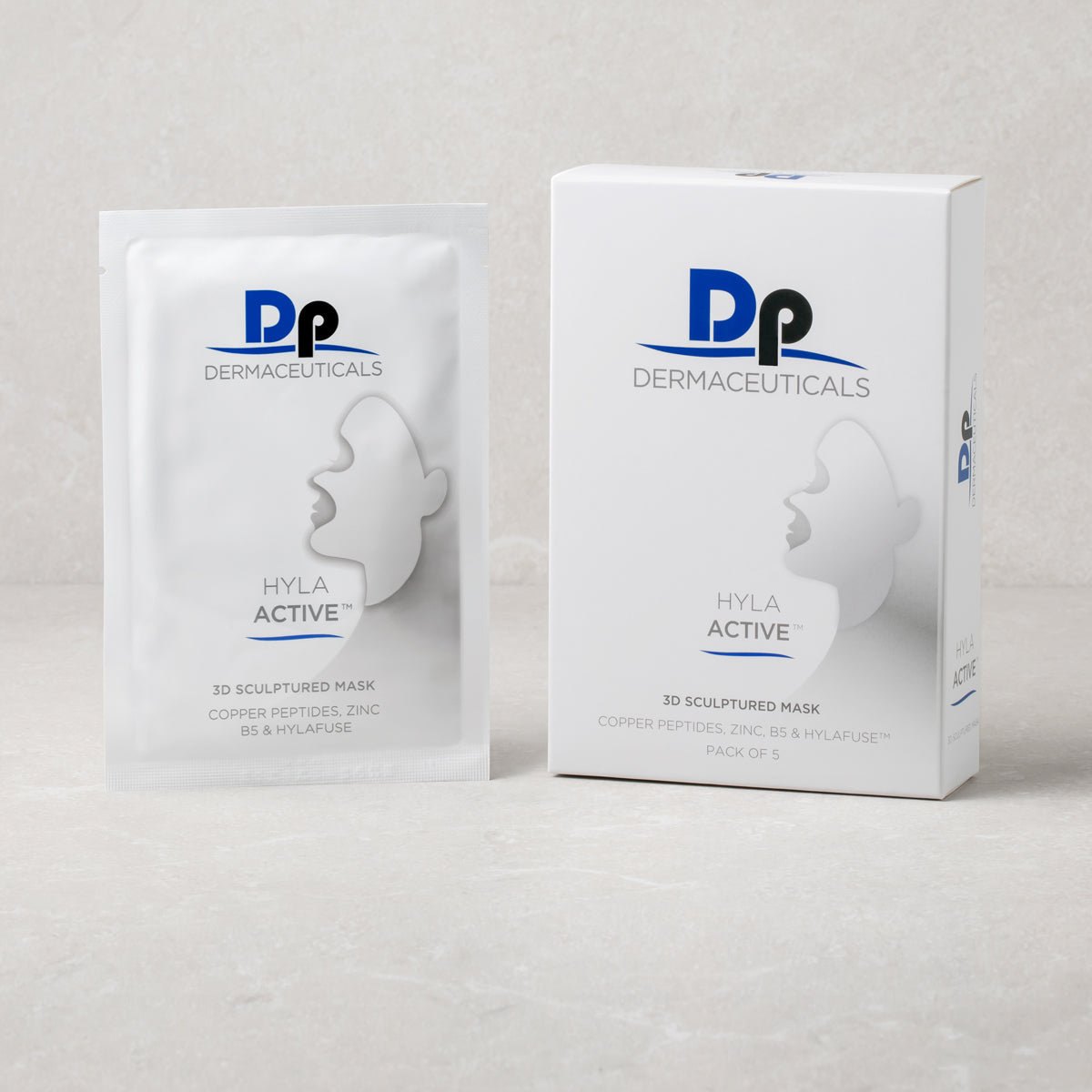 Dp Dermaceuticals Hyla Active 3D Sculptured Mask 5pk