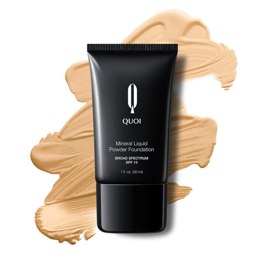 Quoi Mineral Liquid Powder Foundation Broad Spectrum SPF 15 30ml
