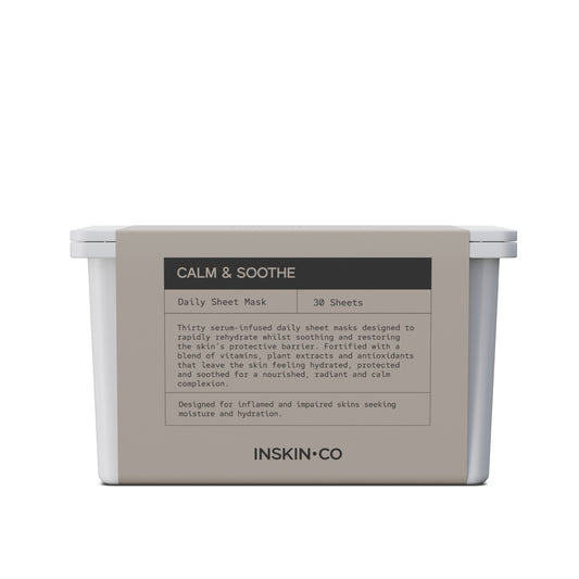 INSKIN.CO Calm & Soothe - Daily Sheet Mask 30 Sheets
