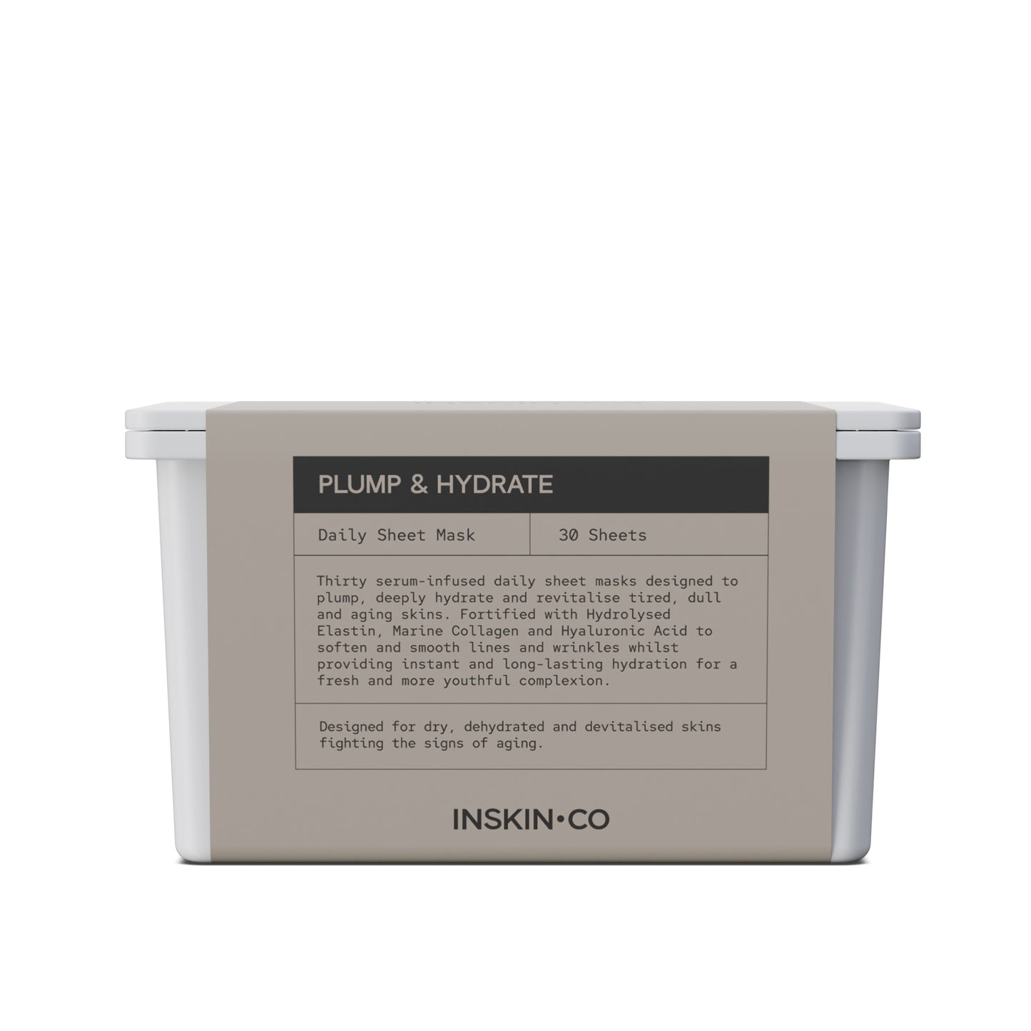 INSKIN.CO Plump & Hydrate - Daily Sheet Mask 30 Sheets