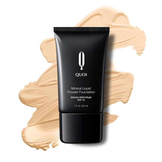 Quoi Mineral Liquid Powder Foundation Broad Spectrum SPF 15 30ml