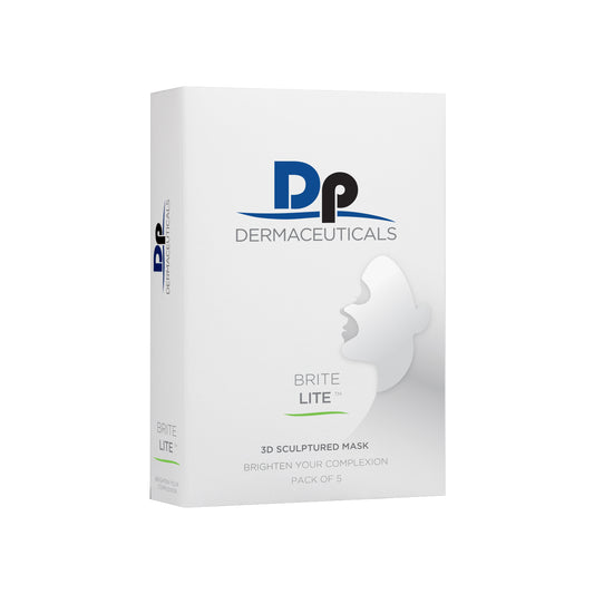 Dp Dermaceuticals Brite Lite 3D Sculptured Mask 5pk