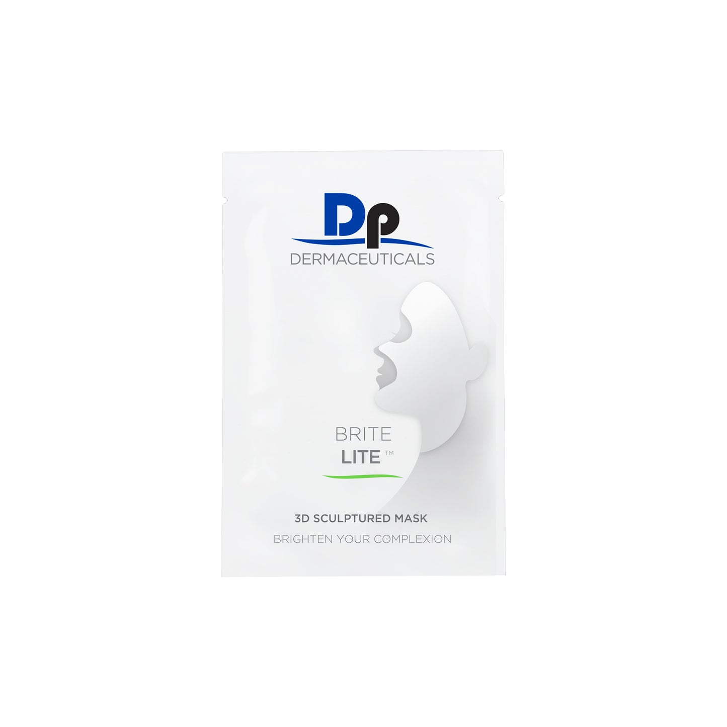 Dp Dermaceuticals Brite Lite 3D Sculptured Mask 5pk