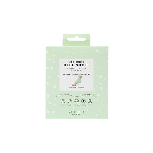 VOESH Moisturizing Heel Socks - Mint